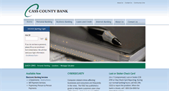 Desktop Screenshot of casscountybank.com